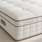 CK Living Equinox Gel Memory 6000 Mattress — cover, edge and stitching detail