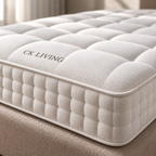 CK Living Orchard Natural Pocket Mattress — Soft — quilted cover and border detail