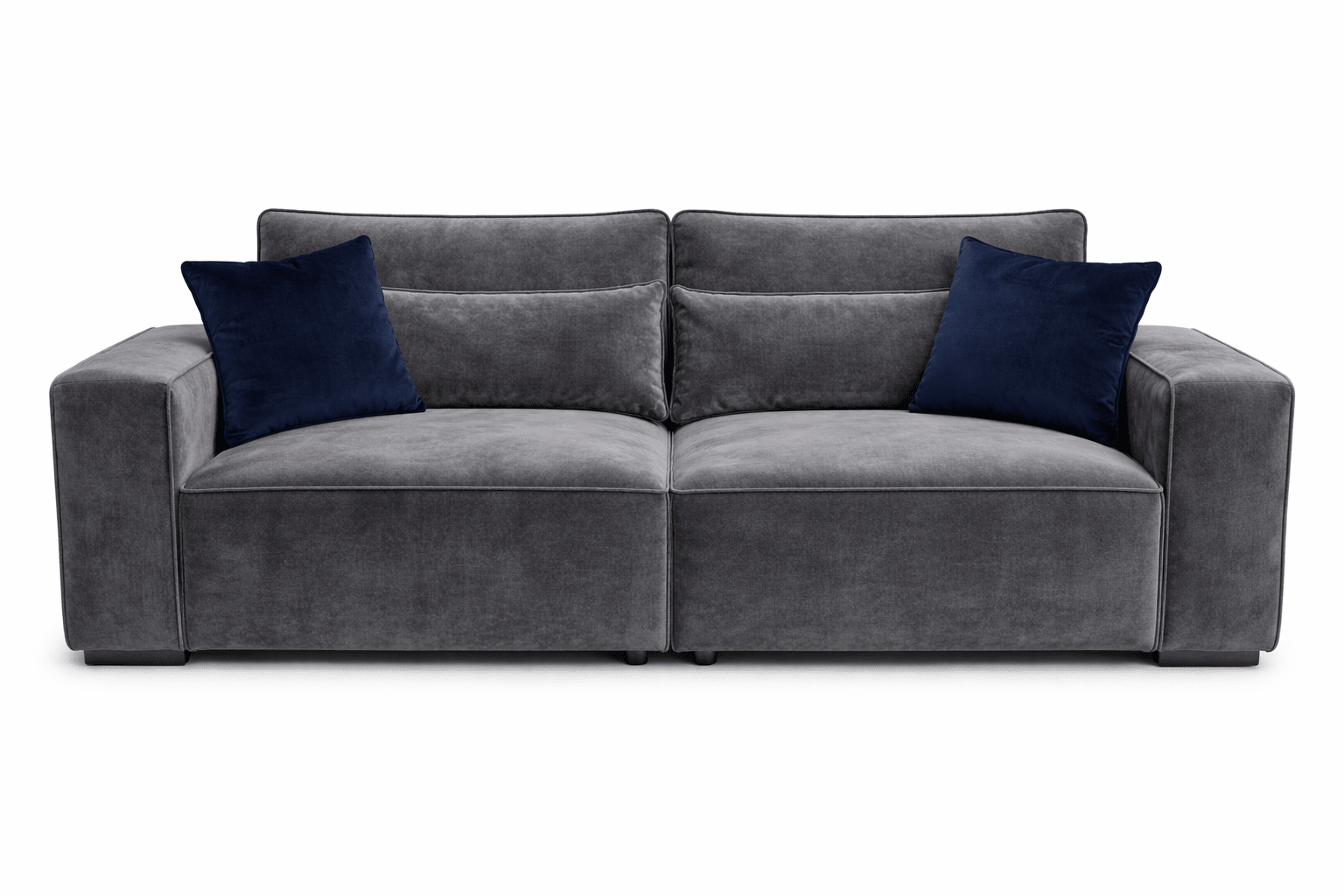 Borton 4 Seater Sofa - Large 4 Seater - Grey by CK Living