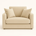 Sienna Love Seat - Vanilla Cream
