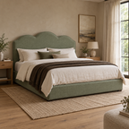 CK Living Rosaline upholstered bed — square lifestyle visualisation