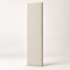 Ivory Teddy individual upholstered wall panel, 45cm wide, 200cm height shown — studio visualisation