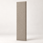 Mink Teddy individual upholstered wall panel, 45cm wide, 200cm height shown — studio visualisation