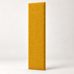 Saffron Teddy individual upholstered wall panel, 45cm wide, 200cm height shown — studio visualisation