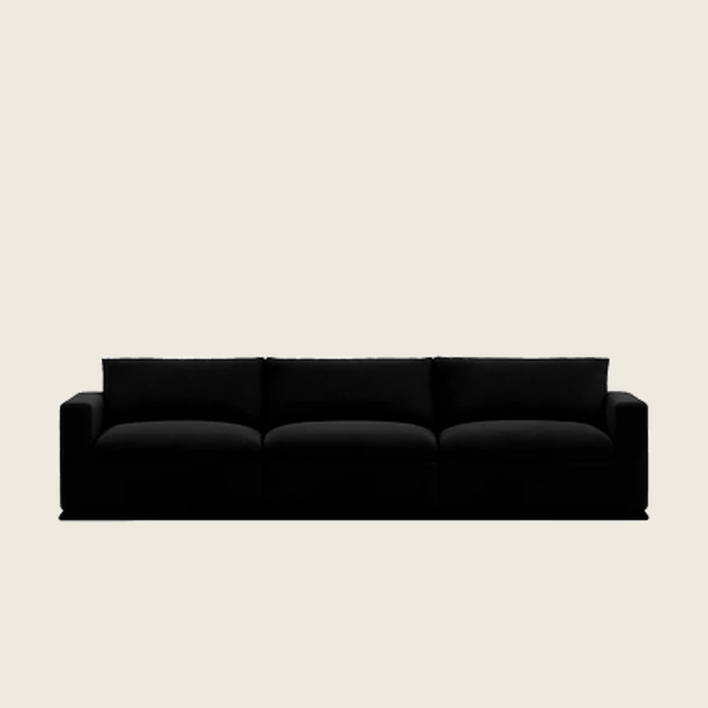 Lux Extended Modular Feather-Filled Sofa