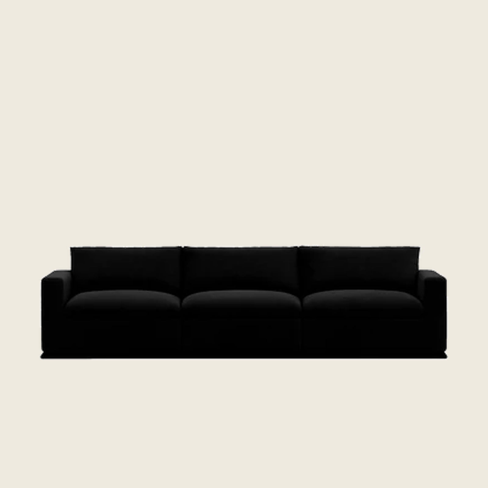 Lux Extended Modular Feather-Filled Sofa