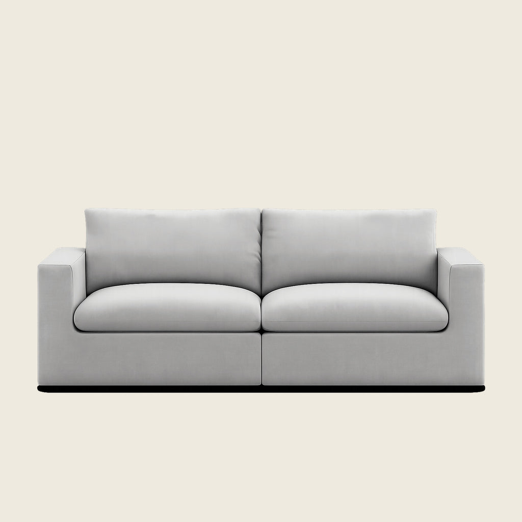 Lux 3-Seater & Footstool Bundle - Feather-Filled
