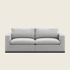 Lux 3-Seater & Footstool Bundle - Feather-Filled