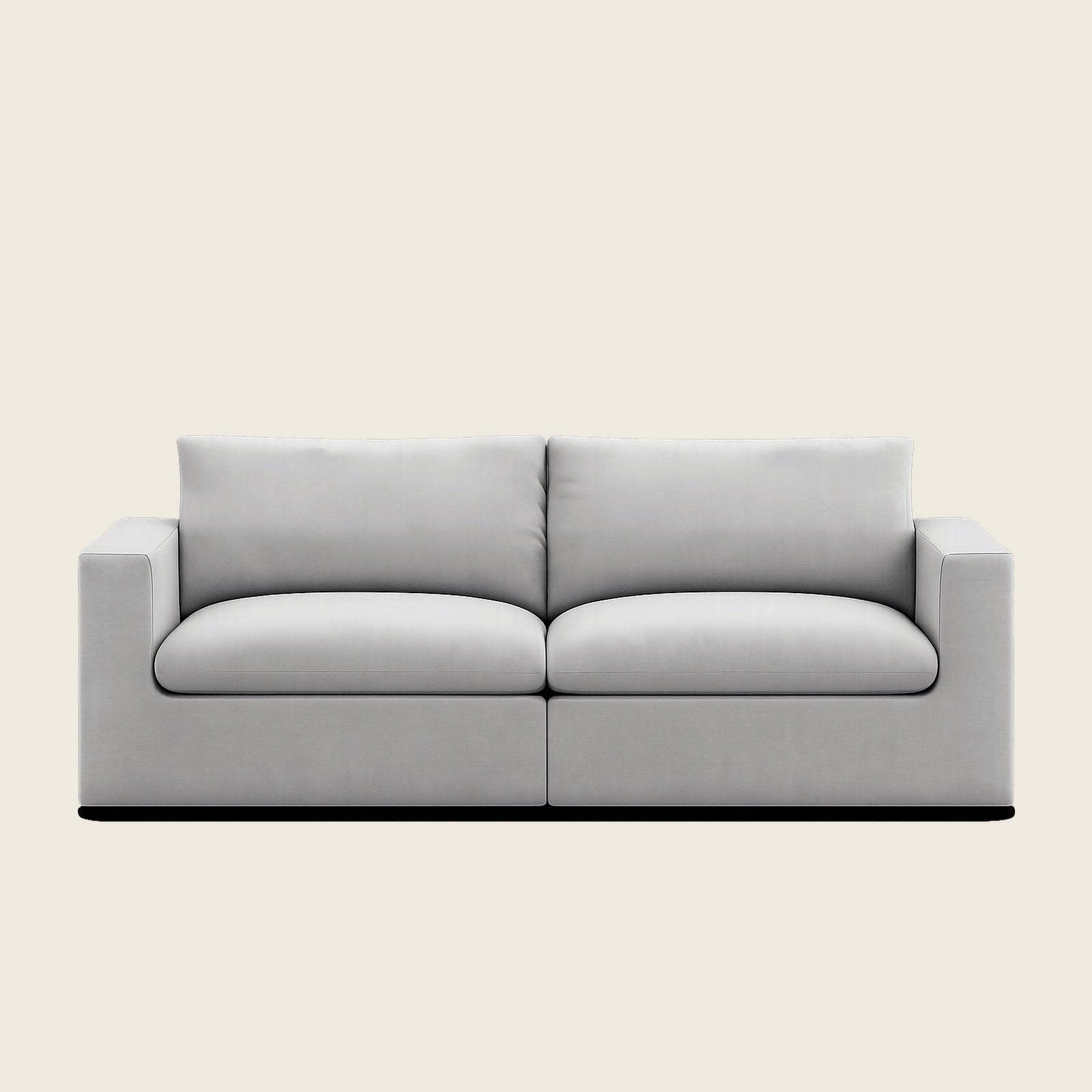 Lux 3-Seater & Footstool Bundle - Feather-Filled