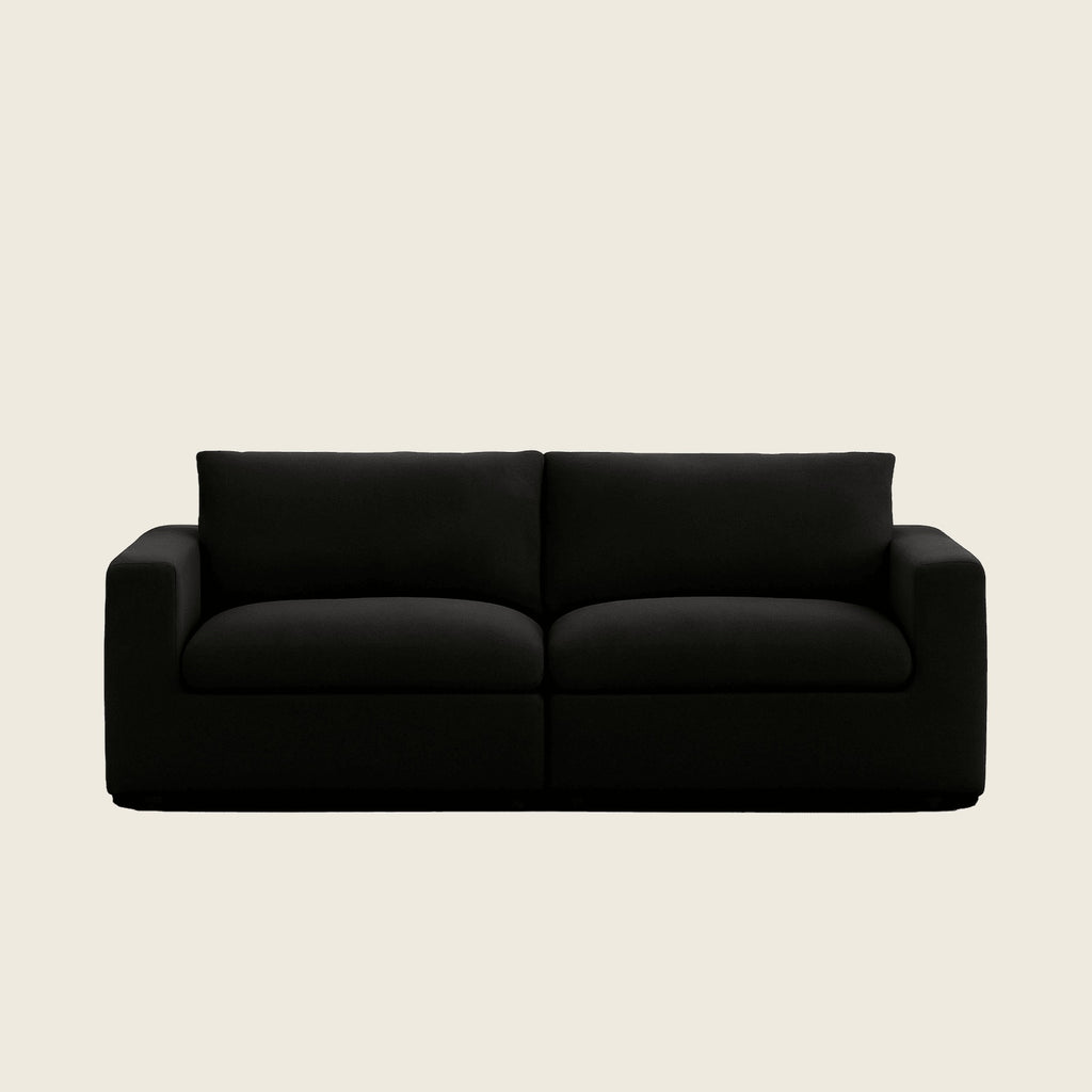 Lux 3-Seater & Footstool Bundle - Feather-Filled