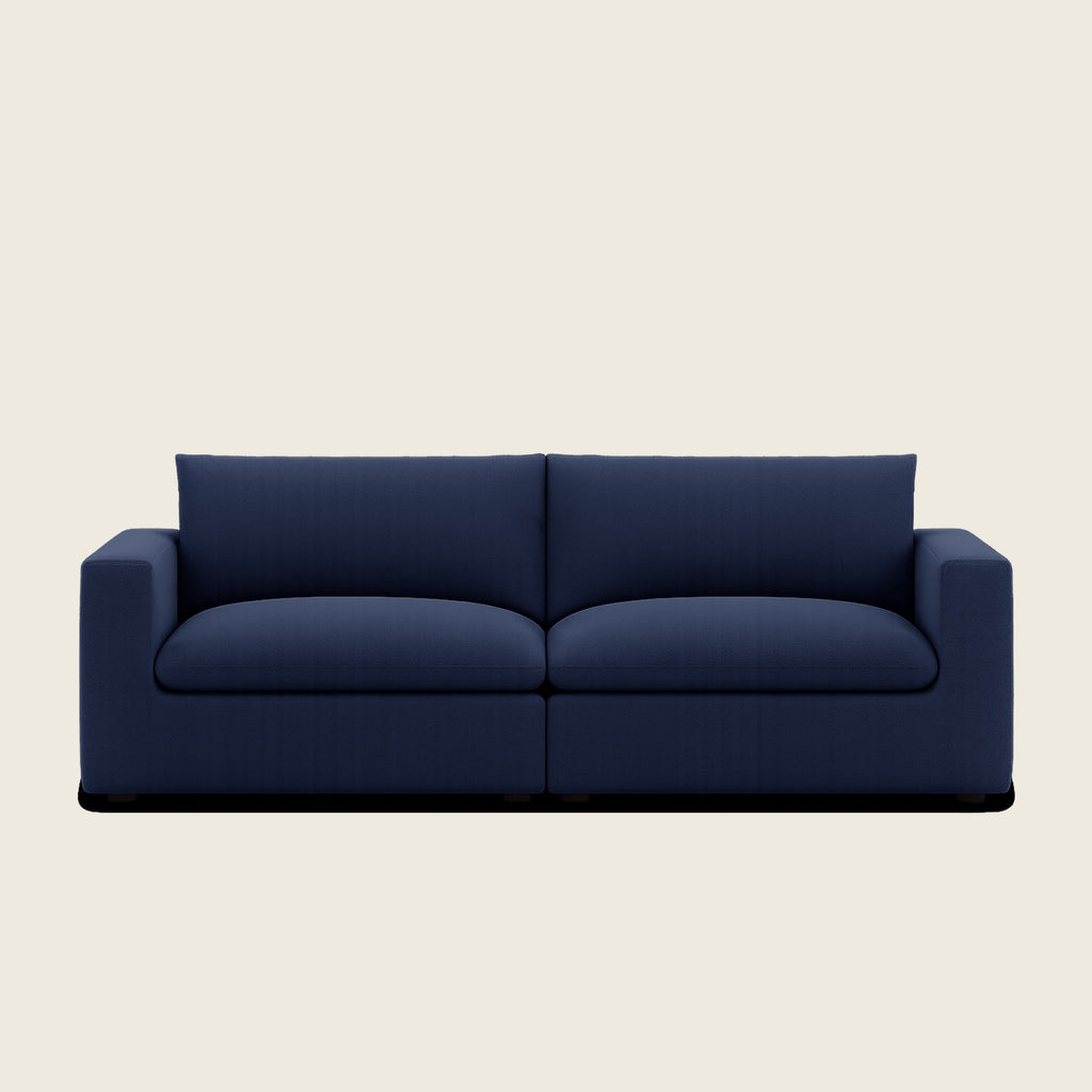 Lux 3-Seater & Footstool Bundle - Feather-Filled