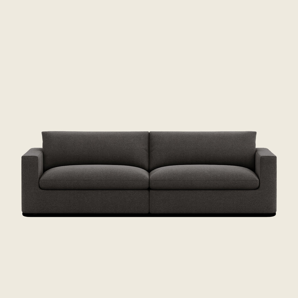 Lux 3-Seater & Footstool Bundle - Feather-Filled