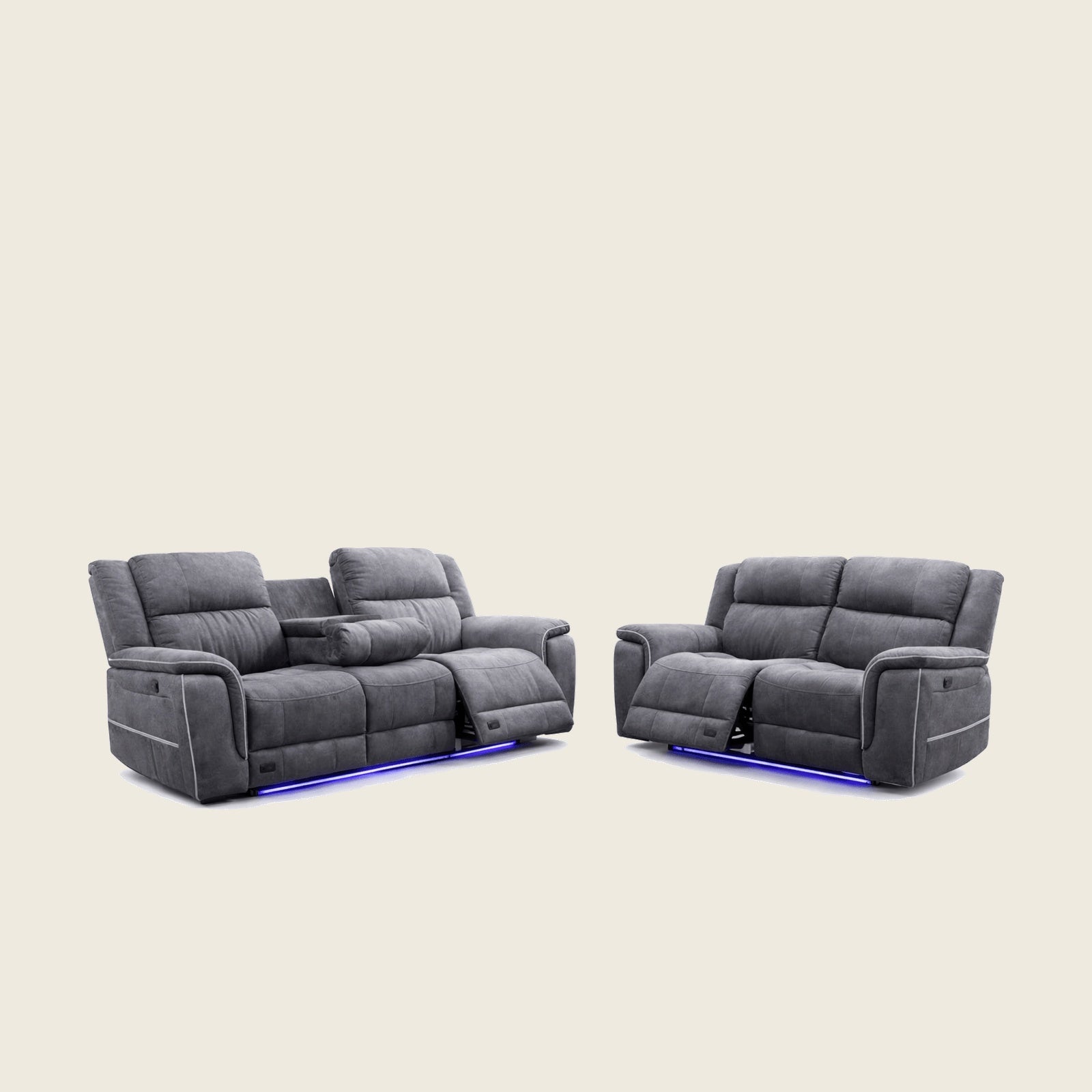 Dusk Microfibre Electric Recliner 3+2 Seater Sofa Set