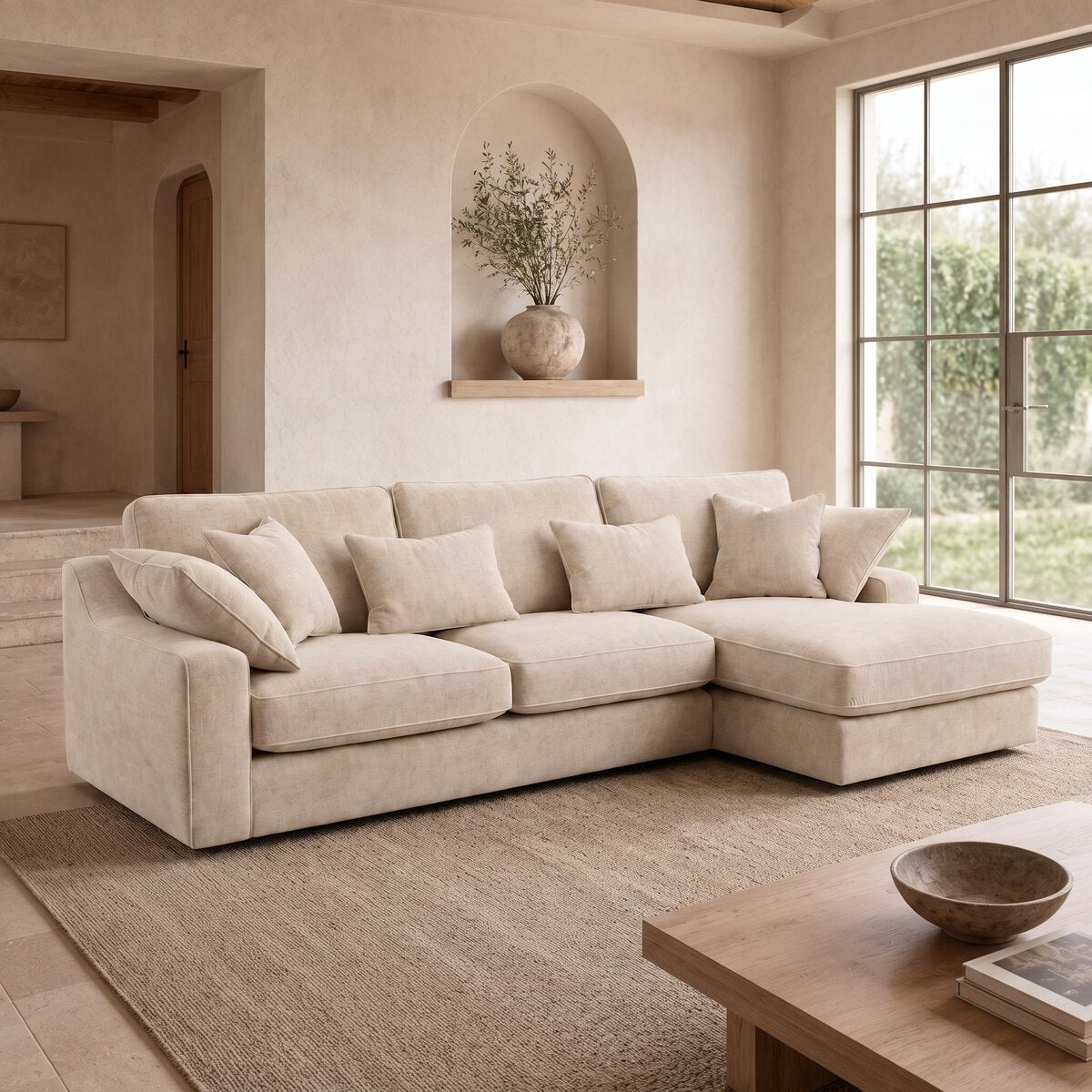 Alderley Large Chaise Sofa