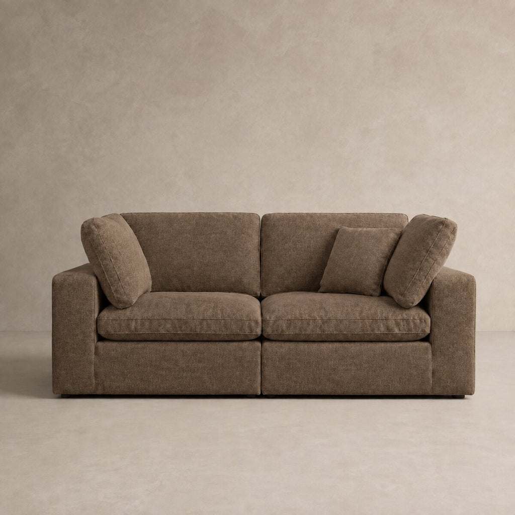 Linara 2 Piece Feather Modular Sofa