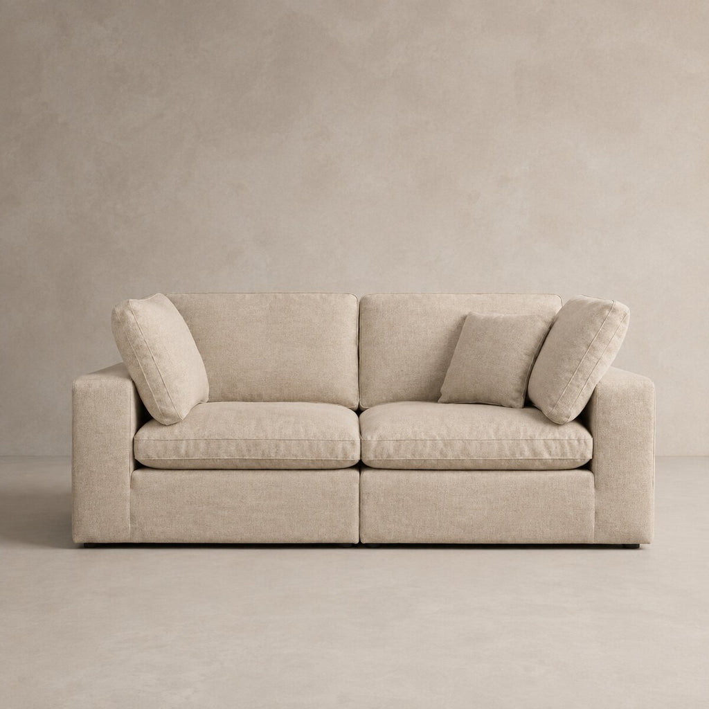 Linara 2 Piece Feather Modular Sofa