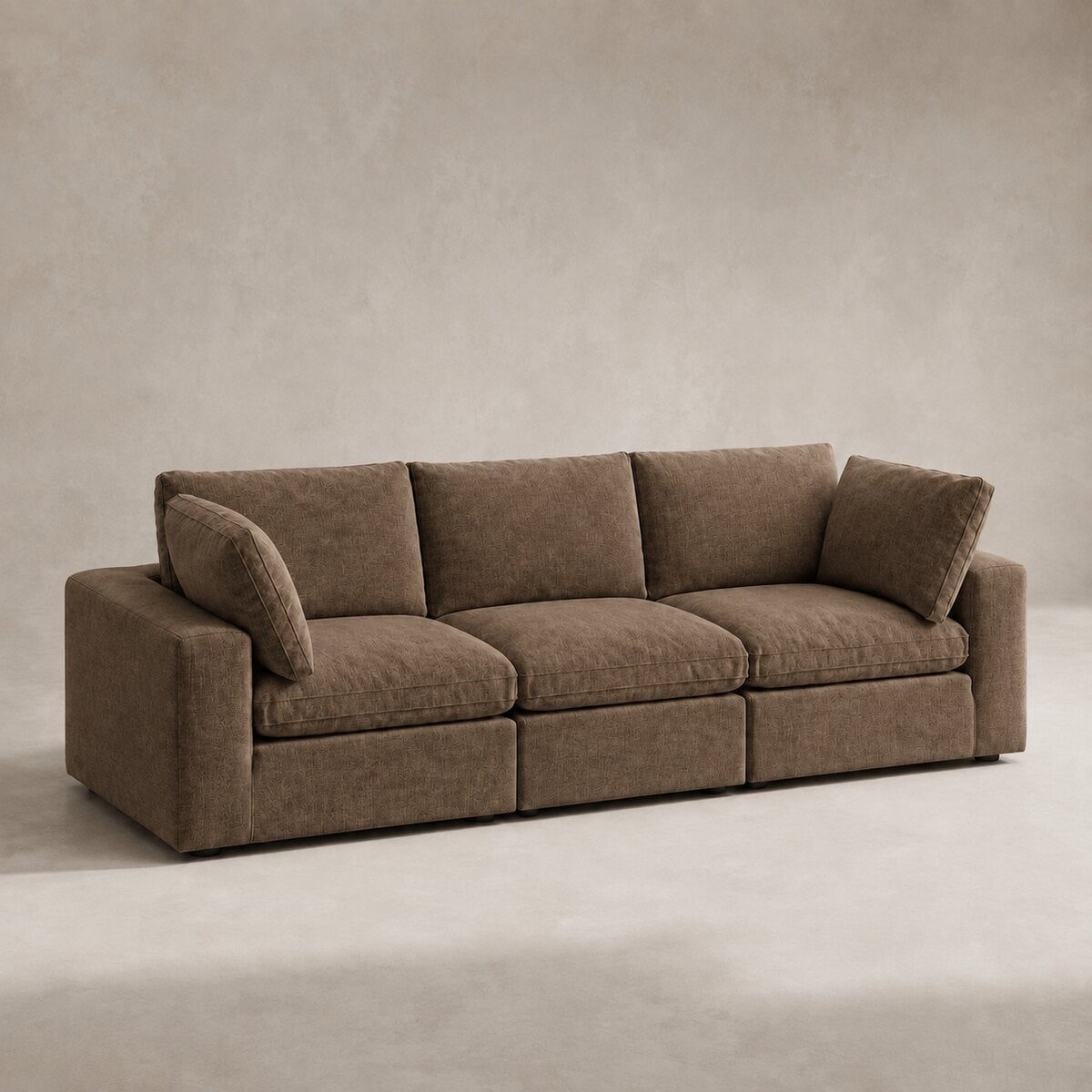 Linara 3 Piece Feather Modular Sofa