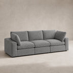 Linara 3 Piece Feather Modular Sofa