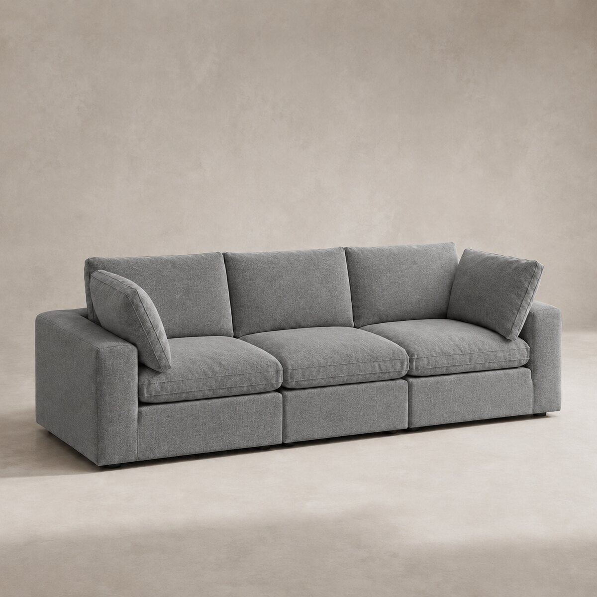 Linara 3 Piece Feather Modular Sofa