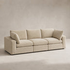 Linara 3 Piece Feather Modular Sofa