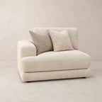 Aurelia 1 Seat One-Arm Module in Summer Beach on a clean stone studio background