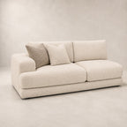 Aurelia 2 Seat One-Arm Module in Summer Beach on a clean stone studio background