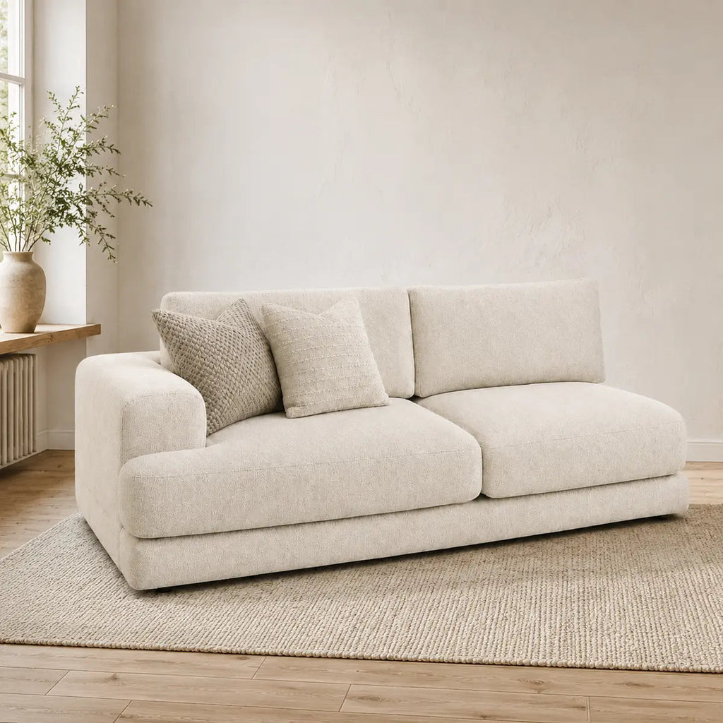 Aurelia 3 Seat One-Arm Module styled in a realistic premium living space