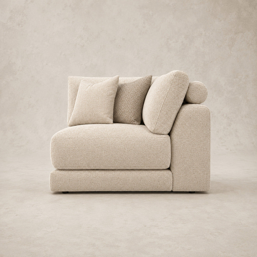 Aurelia Corner Module in Summer Beach on a clean stone studio background