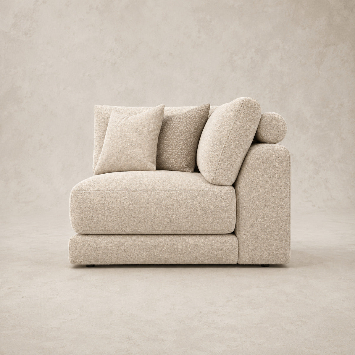 Aurelia Corner Module in Summer Beach on a clean stone studio background