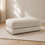 Aurelia Large Footstool styled in a realistic premium living space