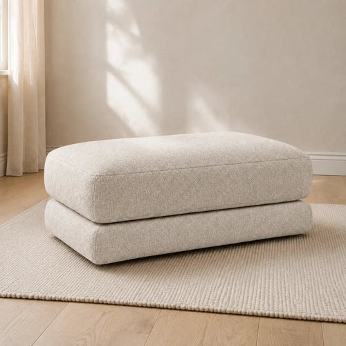 Aurelia Large Footstool styled in a realistic premium living space