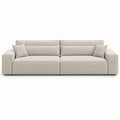 Dalton 4 seater sofa in vanilla cream — plain background
