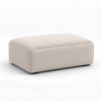 Dalton matching footstool in vanilla cream – 100 × 70 cm
