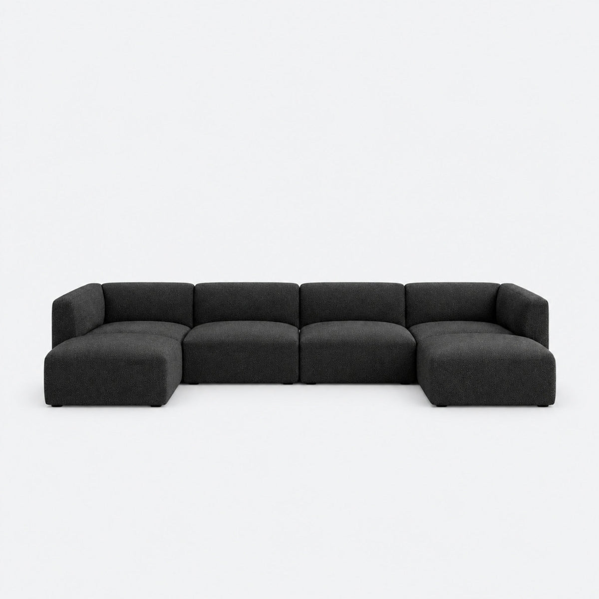 Delray Medium (290cm) in Midnight on a cold light grey background