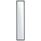 Tall black-framed full-length mirror for modern home decor