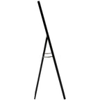 Black full-length floor mirror with sleek A-frame stand for modern home decor
