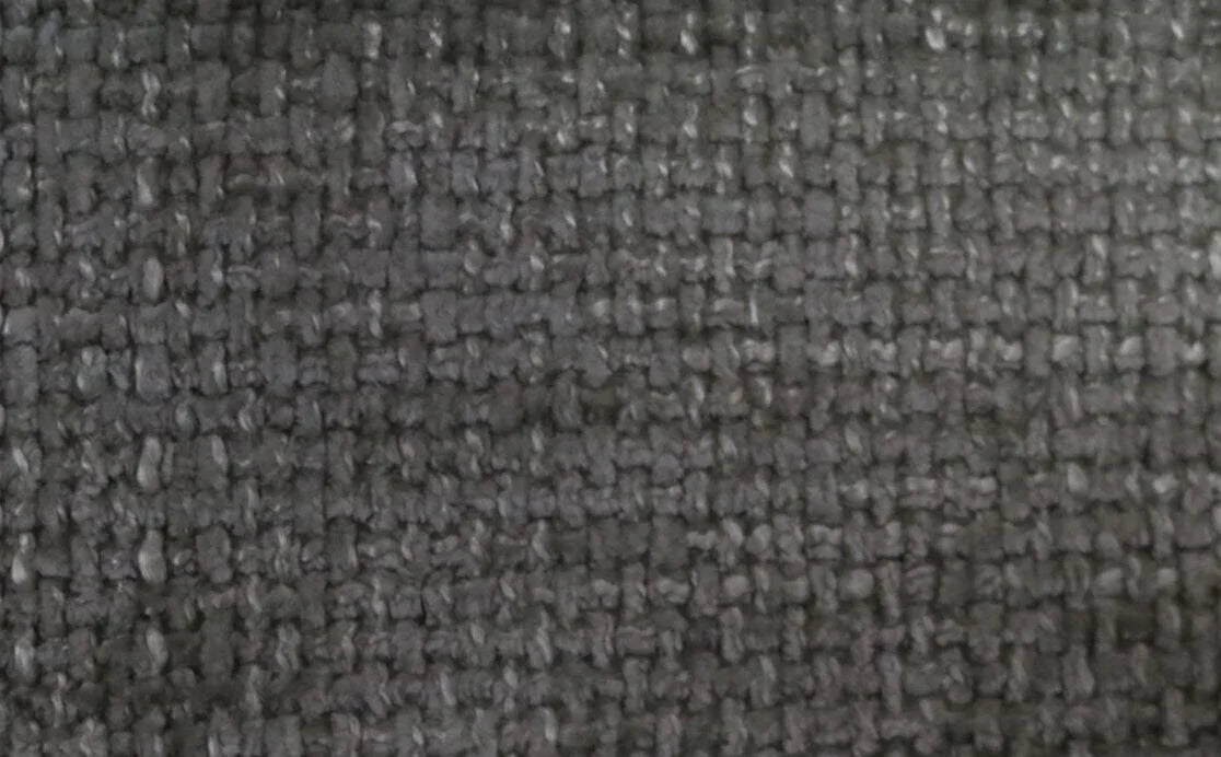 Chenille + Extra Rove Ash Grey fabric swatch