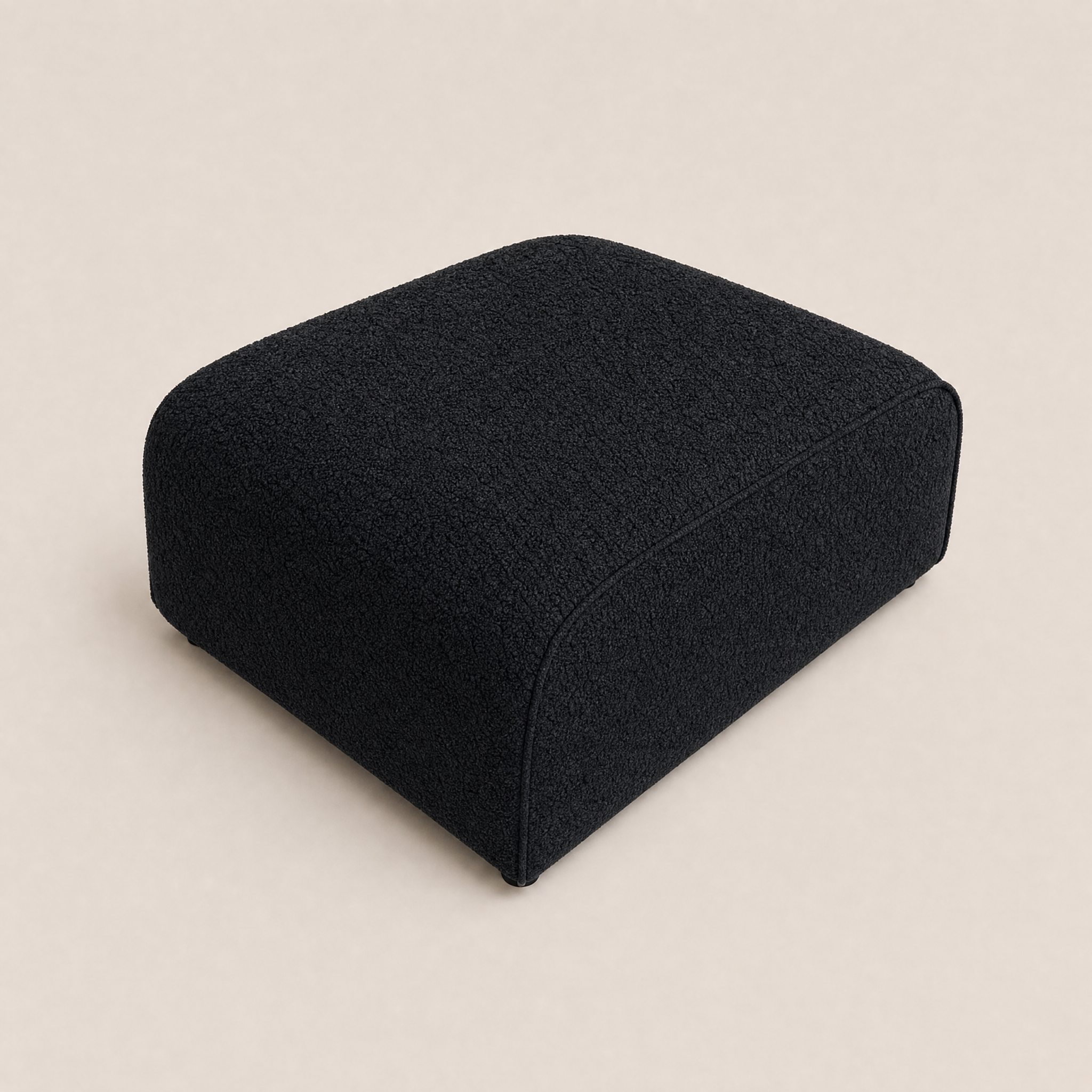 Maison Footstool - Bouclé Midnight