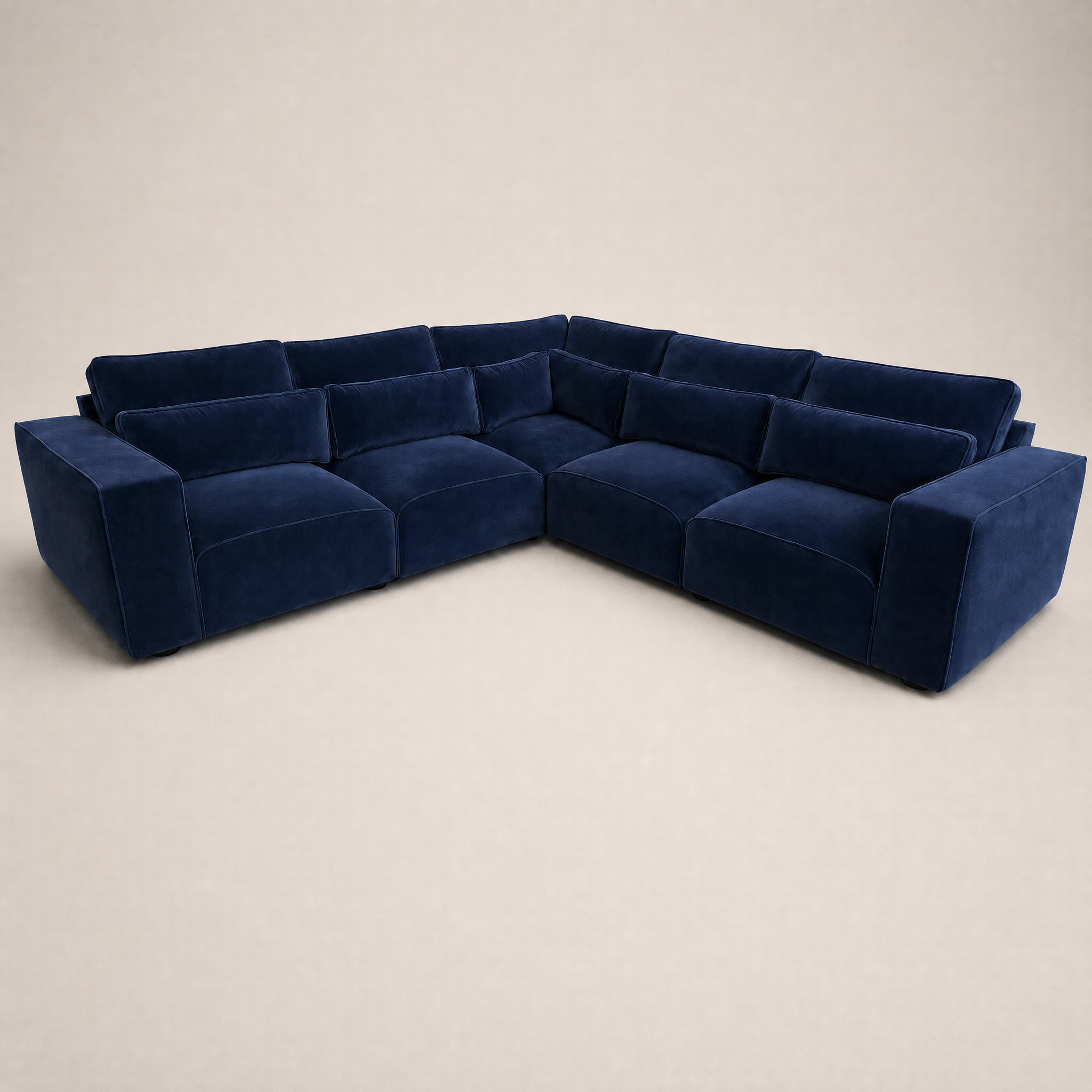 Maison 5 Piece Double Corner Sofa - Pacific