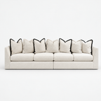 Lena Sofa Range — Style 3 — cold light grey clean studio