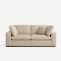 Linara 2 Piece Feather Modular Sofa — Summer Beach — clean studio