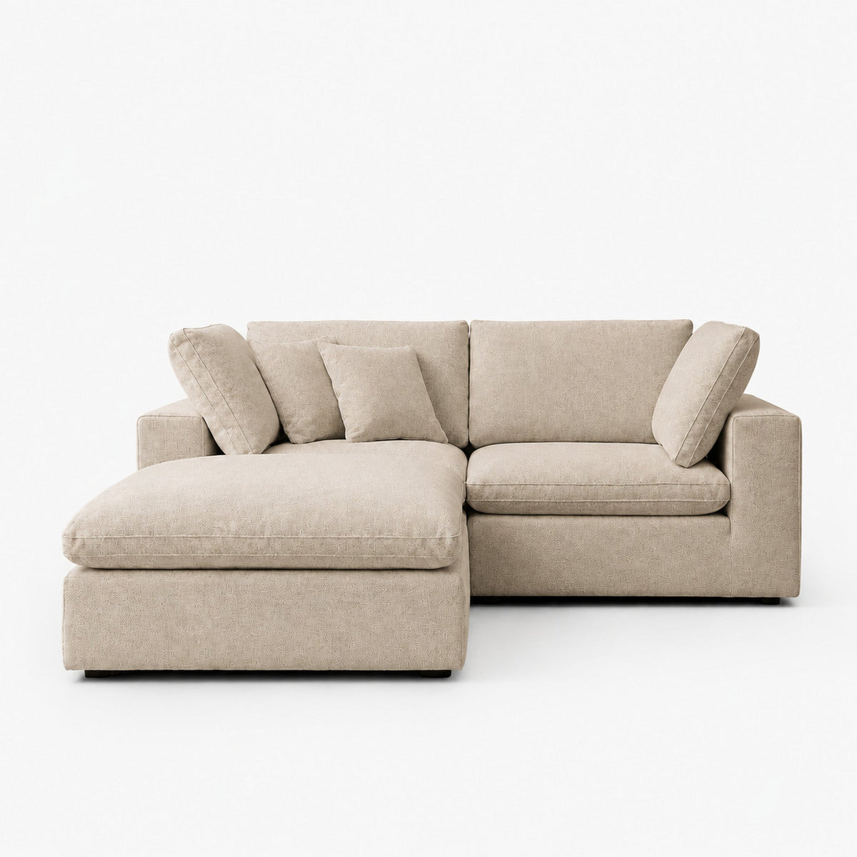 Linara Feather Modular Chaise Sofa — Summer Beach — clean studio