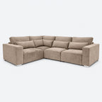 Maison 4 Piece Modular Single Corner Sofa - Champagne Mink clean product image