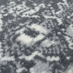 Luxury grey and white patterned sofa fabric texture close-up