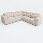 Maison 5 Piece Double Corner Sofa - Meringue