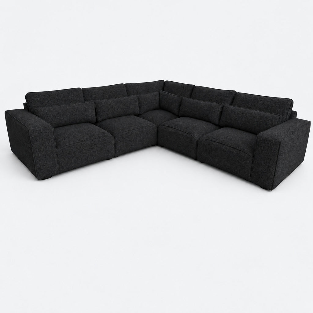 Maison 5 Piece Double Corner Sofa - Midnight