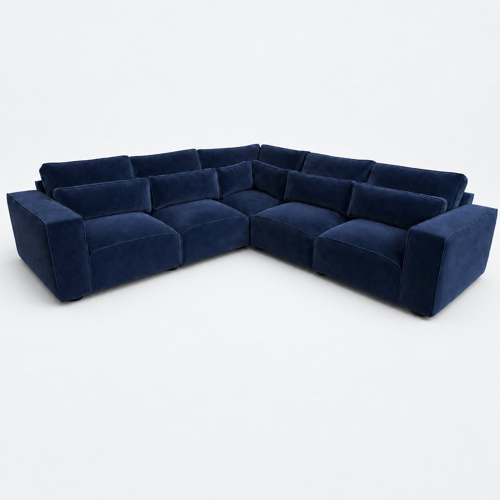 Maison 5 Piece Double Corner Sofa - Pacific