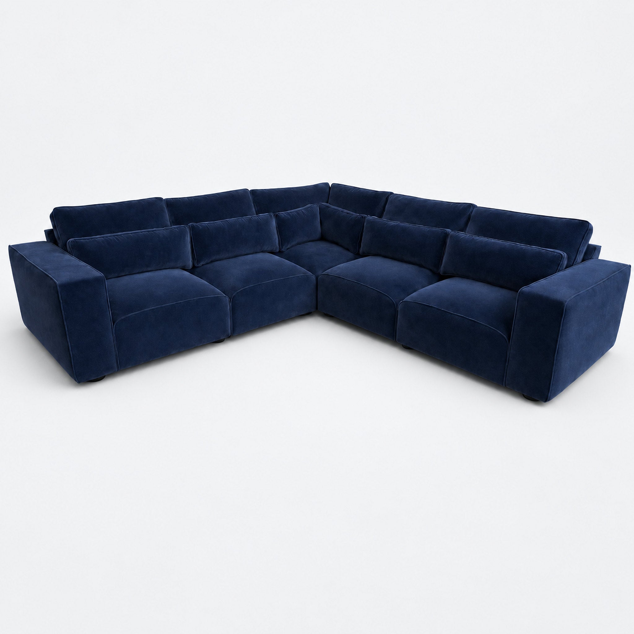 Maison 5 Piece Double Corner Sofa - Pacific