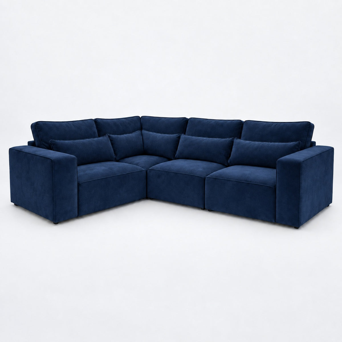 Maison 4 Piece Modular Corner Sofa in Pacific