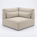 Maison modular corner piece in Vanilla Cream — product visualisation